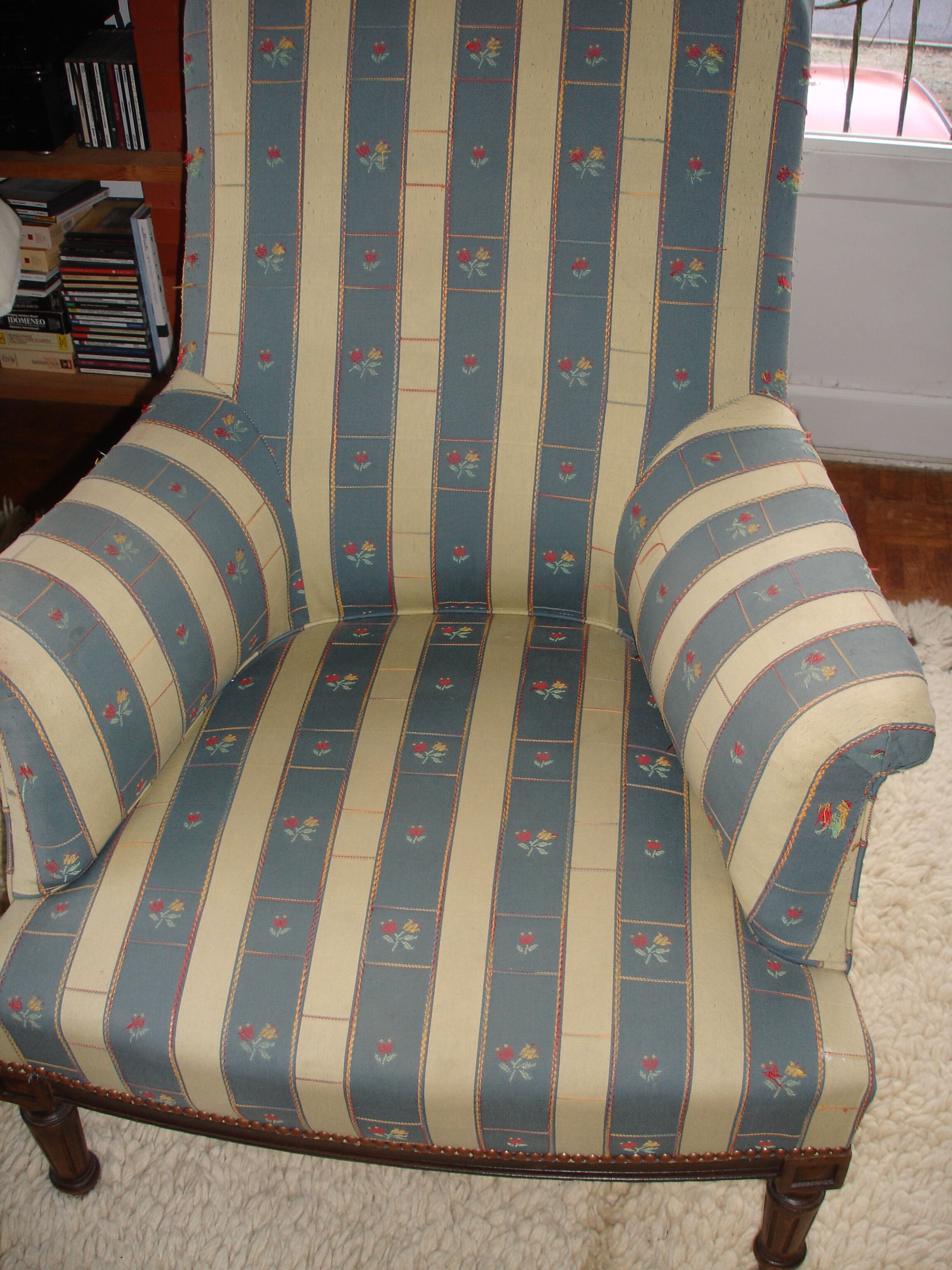 Chair English straight back