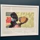 Original Swedish Color Lithograph – “Woman” by Lars Norrman – Signed