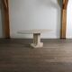 Table à manger ovale ‘Argo’ en travertin par Carlo Scarpa pour Simon Gavina, années 1970