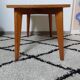 Table basse pieds compas bois