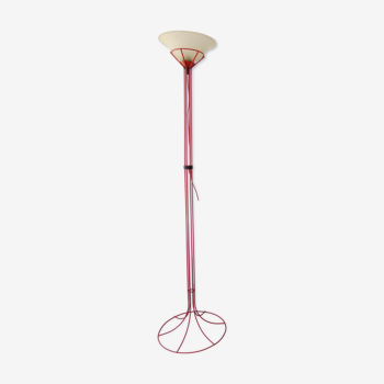 Design lamp italy 180cm red tubular Red floor Lamp designer light italy 1970