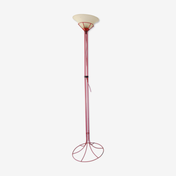 Lampadaire design italie 180cm tubulaire rouge