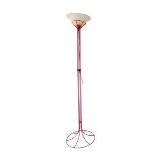 Lampadaire design italie 180cm tubulaire rouge