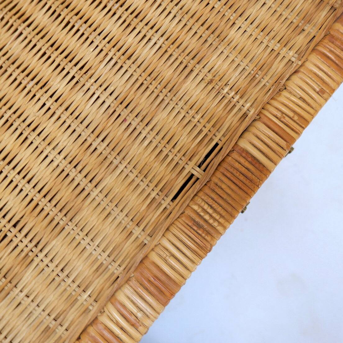 Vintage wicker chest of drawers - 1960s