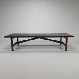 Wengé bench by Spectrum, 1960s
