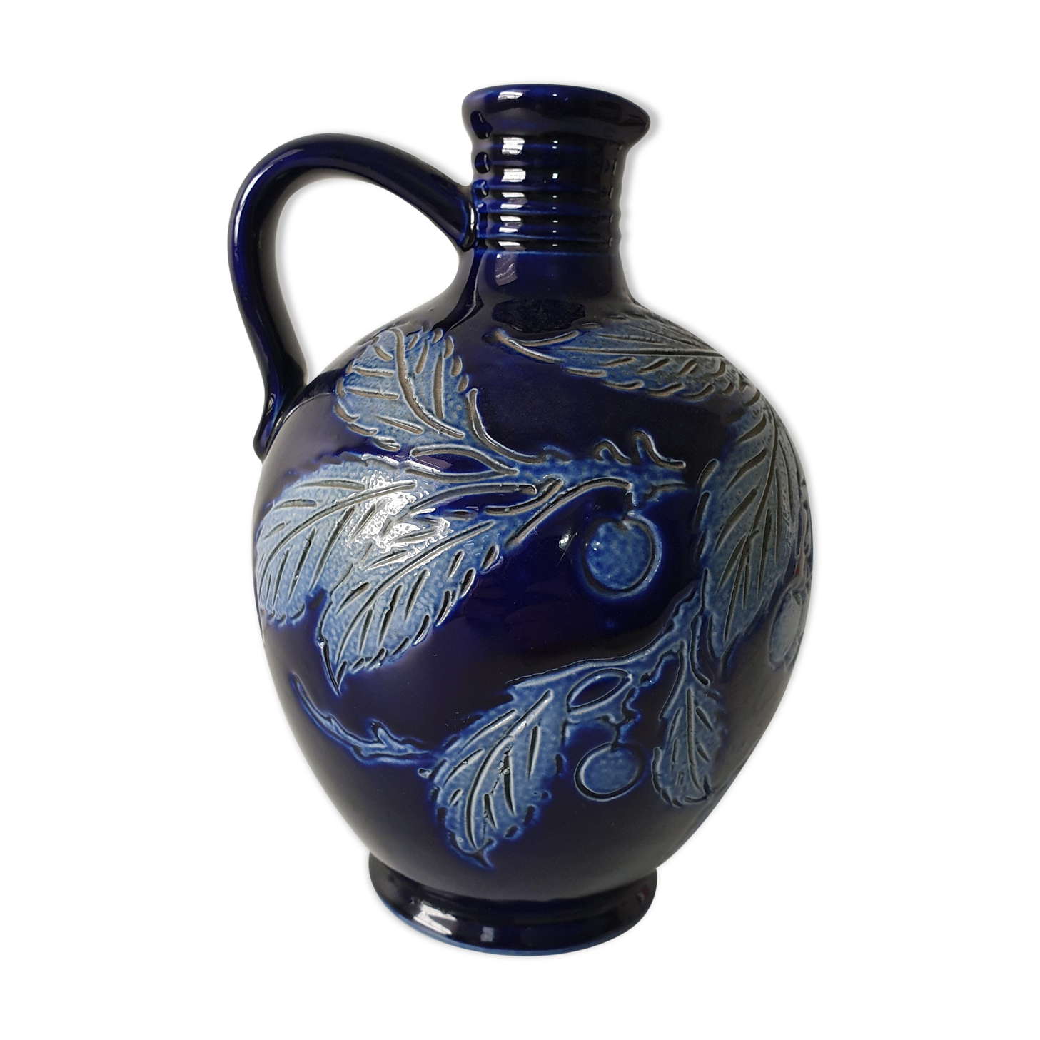 Alsace Betschdorf sandstone pitcher signed Krumeigh Remmy