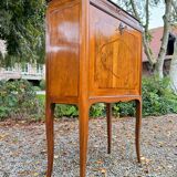 Louis XV Style Walnut Cabinet Secretary