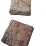 Pair of Berber Poufs