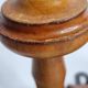 Wall coat rack "Bistrot" 1900 in wood turned in imitation of bamboo 3 hooks
