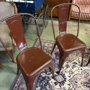 Lot de 4 chaises tolix