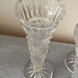 Chiseled glass flutes