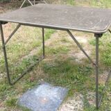 Ensemble militaire vintage Verhaeghe 1 table + 2 chaises