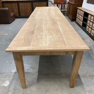 Table de ferme en chêne