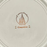 Lot de 6 assiettes plates «l'amandinoise » modèle  coopelia