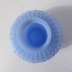 old blue opaline Art Deco ball vase 1920-1930