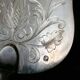 Solid silver serving shovel, 1st grade. Louis XV / Art Nouveau style