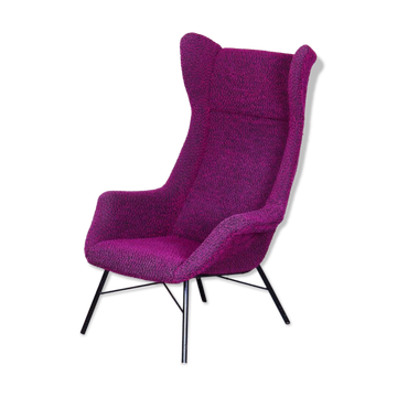 Fauteuil de style mid-century attribué à Miroslav Navratil, tchèque, années 1950