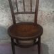 Chaise enfant ancienne en bois courbé