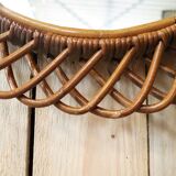 Bonacina Rattan Mirror