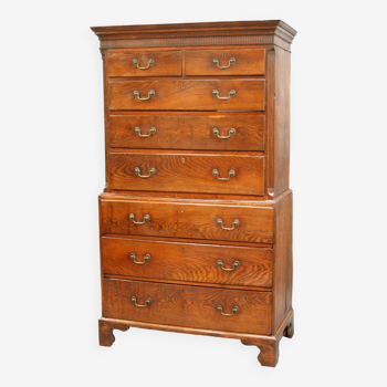 George 111 Tallboy Chest Of Drawers