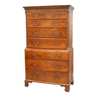 George 111 Tallboy Chest Of Drawers