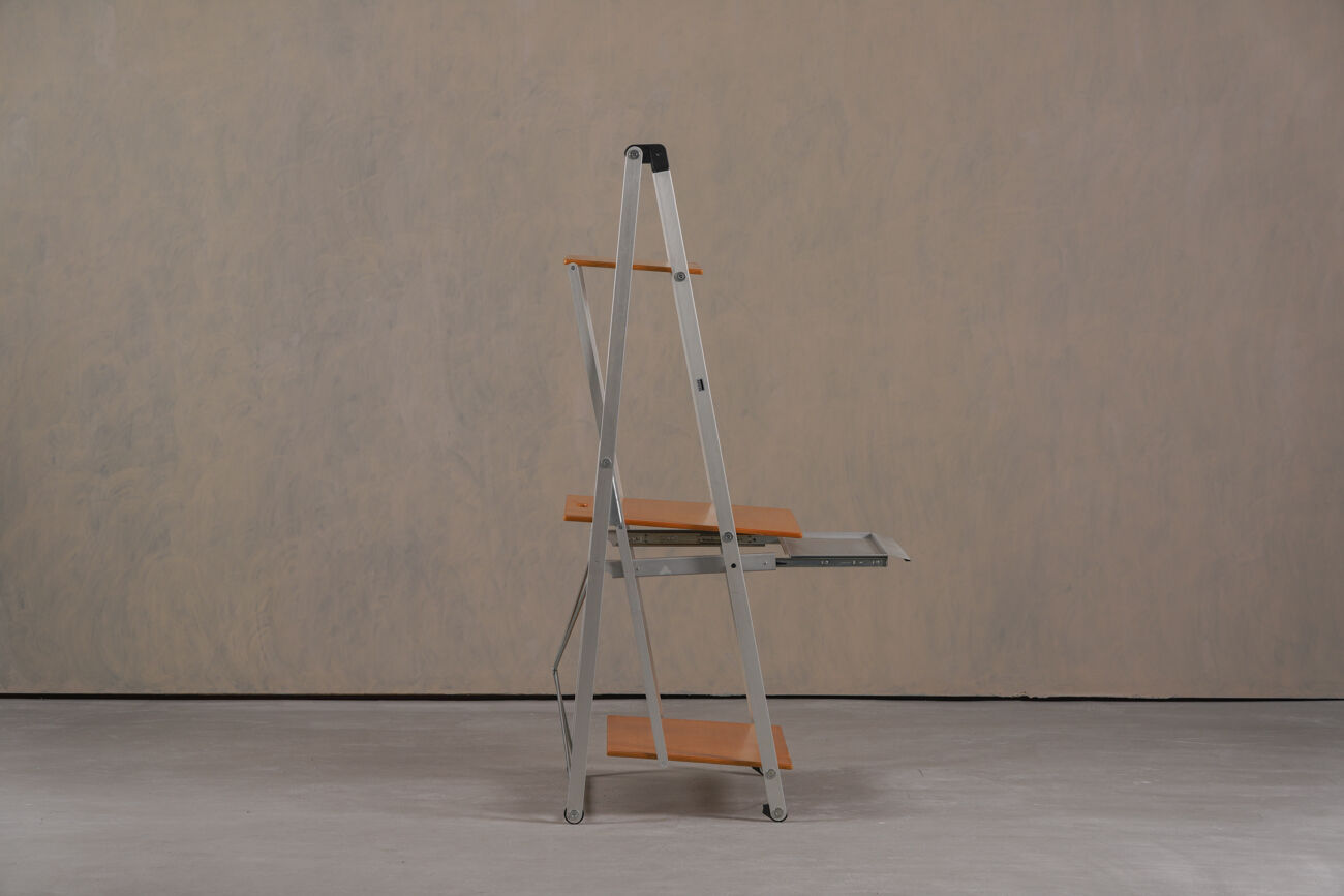 Postmodern Banco Plus shelf desk by Raul Barbieri for Rexite, Italy 2000s