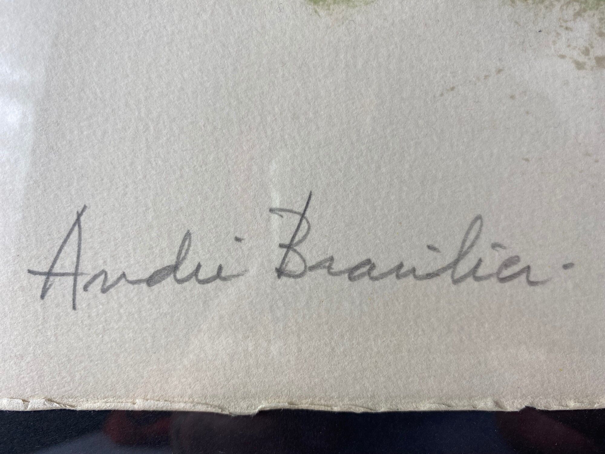 The white lady, by André Brasilier