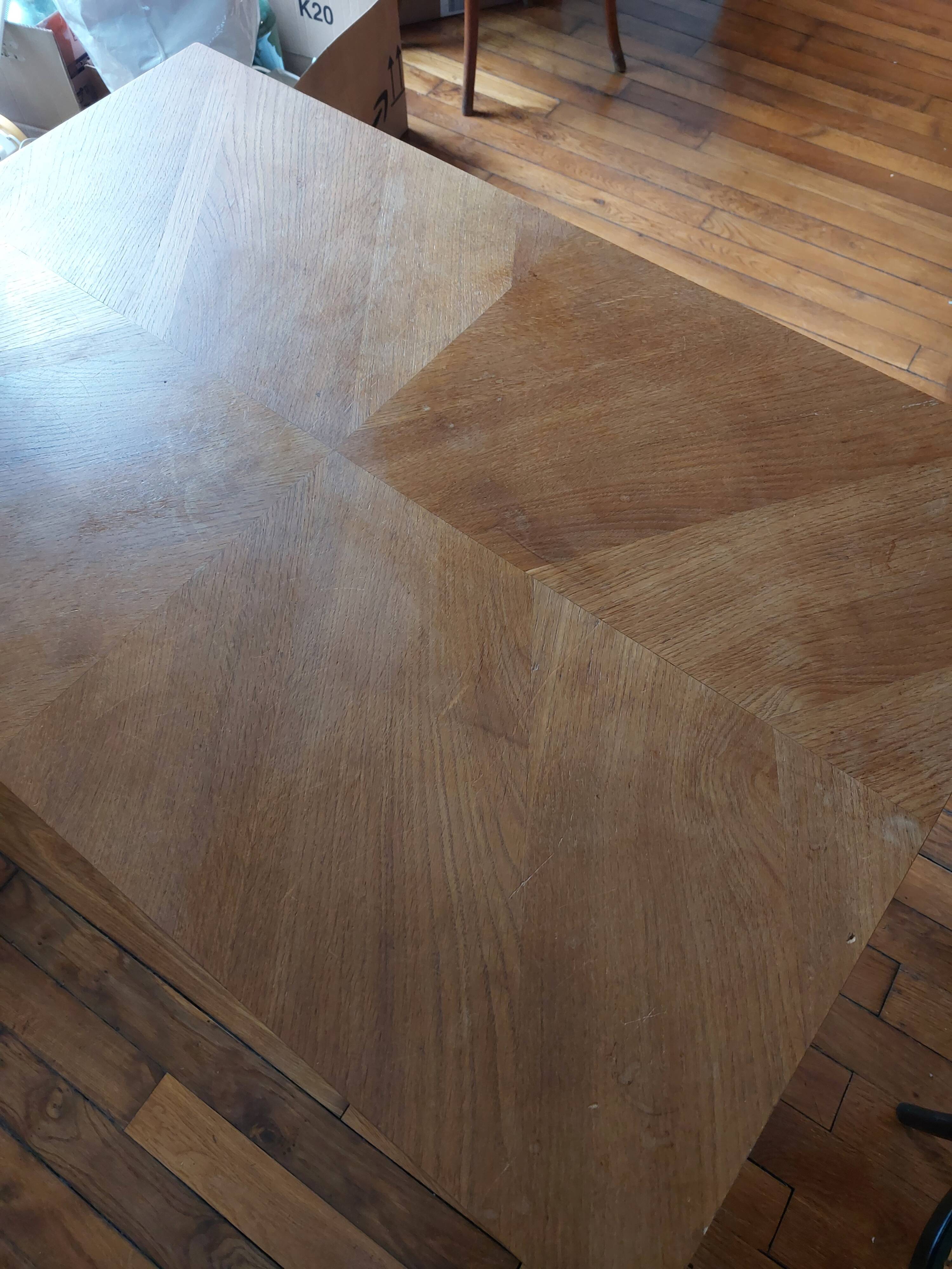 Coffee table feet compass