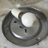 Glass ceiling light circa 1960