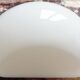 White opaline ceiling light/wall light "milky"