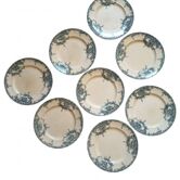 8 assiettes plates BFK Dauphin