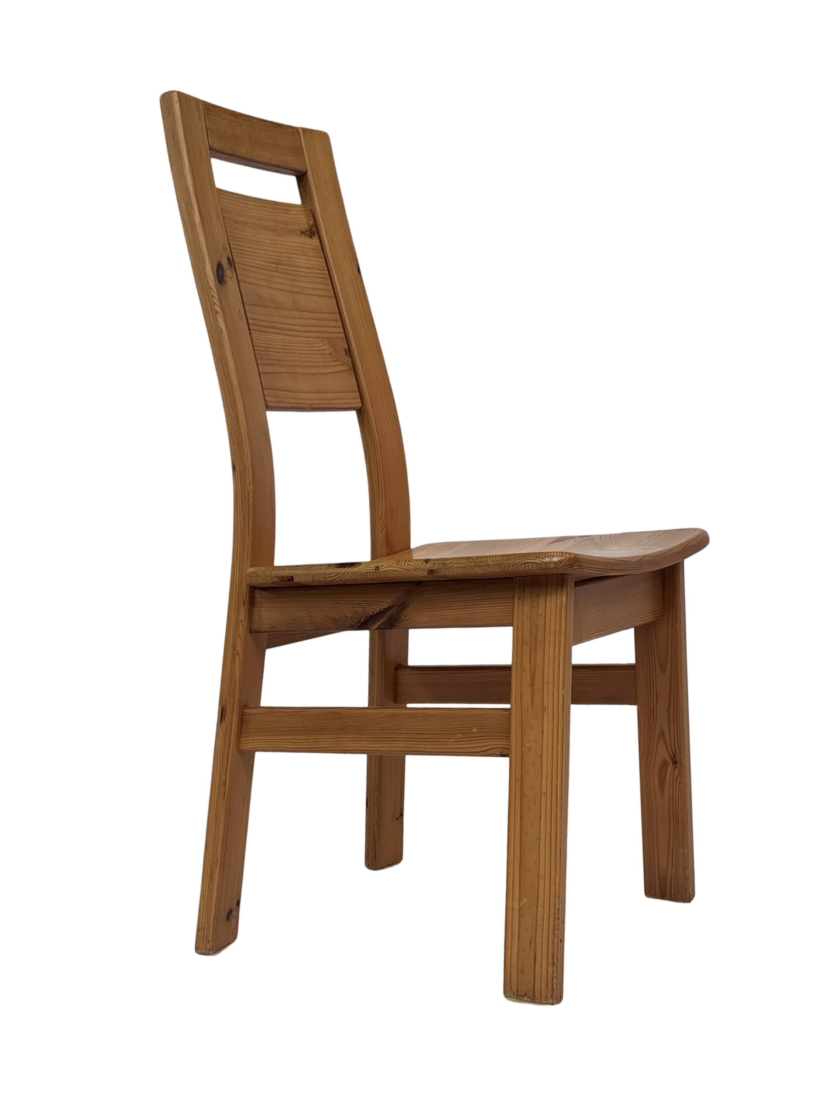 Vintage set of four dining room chairs Finnish Design Laukaan Puu