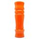 Mid-century modern vase, orange glass, Huta Laura, Poland, 1970s