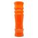 Mid-century modern vase, orange glass, Huta Laura, Poland, 1970s