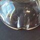Cendrier moderniste en cristal signé Daum Nancy France avec pilon