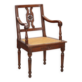 Antique neoclassical armchair in walnut, Italy, 18th century