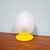 Bubble glass egg table lamp, 1970s