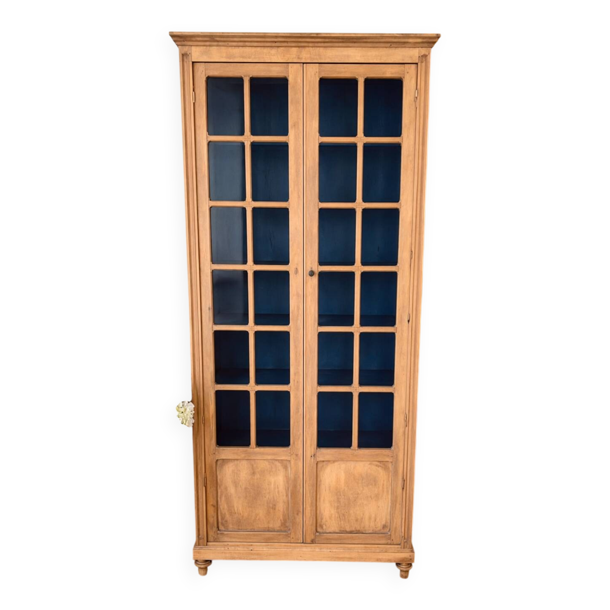 Renovated vintage display cabinet
