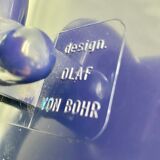 Olaf von Bohr, Blue Table Mirror, Gedy Italy, ca. 1970