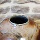 Large stoneware vase signed