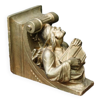 Console murale en plâtre, grotesque, 19ème siècle