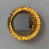 Vintage wall light, Murano glass and polished stainless steel, Italy, 1960.