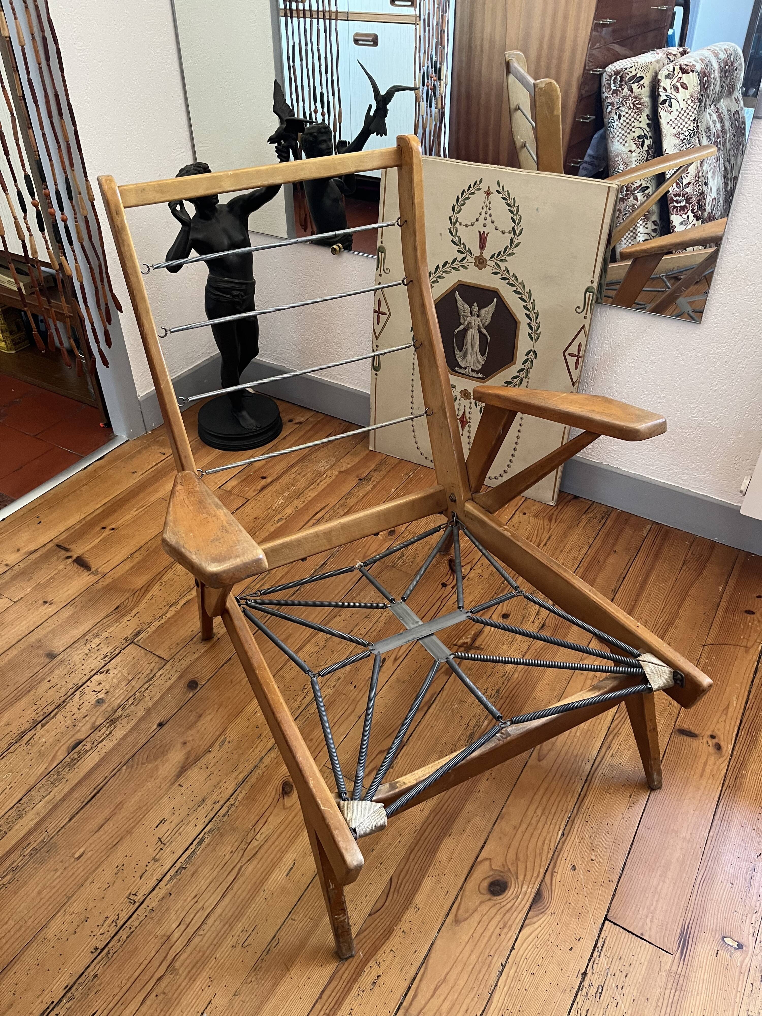 Scandinavian compass armchair