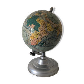 Globe terrestre Taride vintage 1950, 25cm