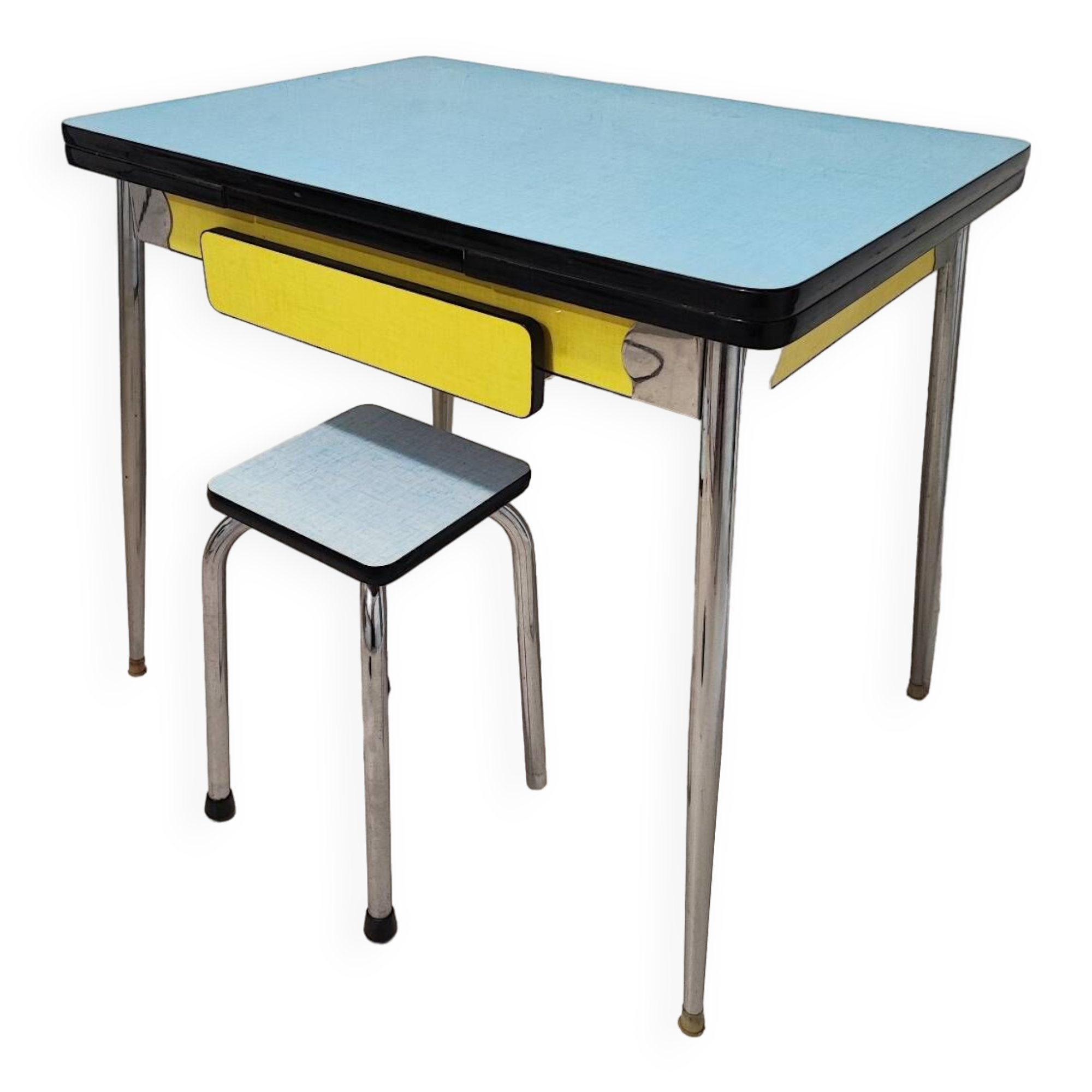 Two-tone formica table