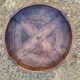 Antique millstone coffee table