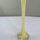 Twisted yellow art glass soliflores