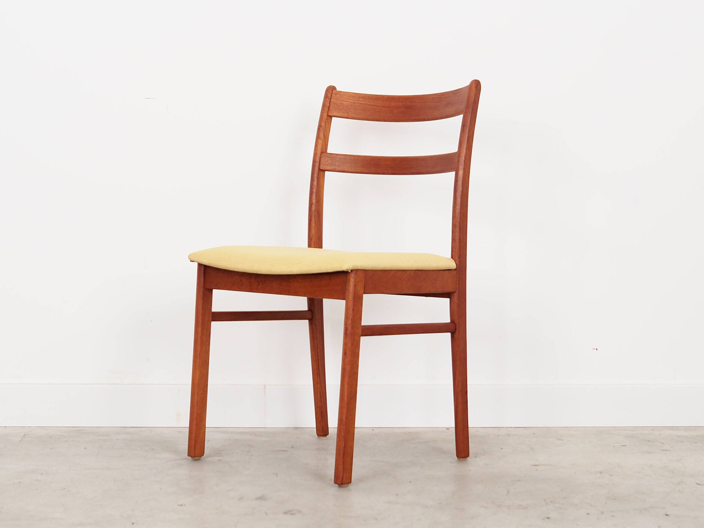 Set of four teak chairs, Danish design, 1970s, production: Denmark