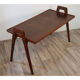 Table basse vintage en chêne 1950