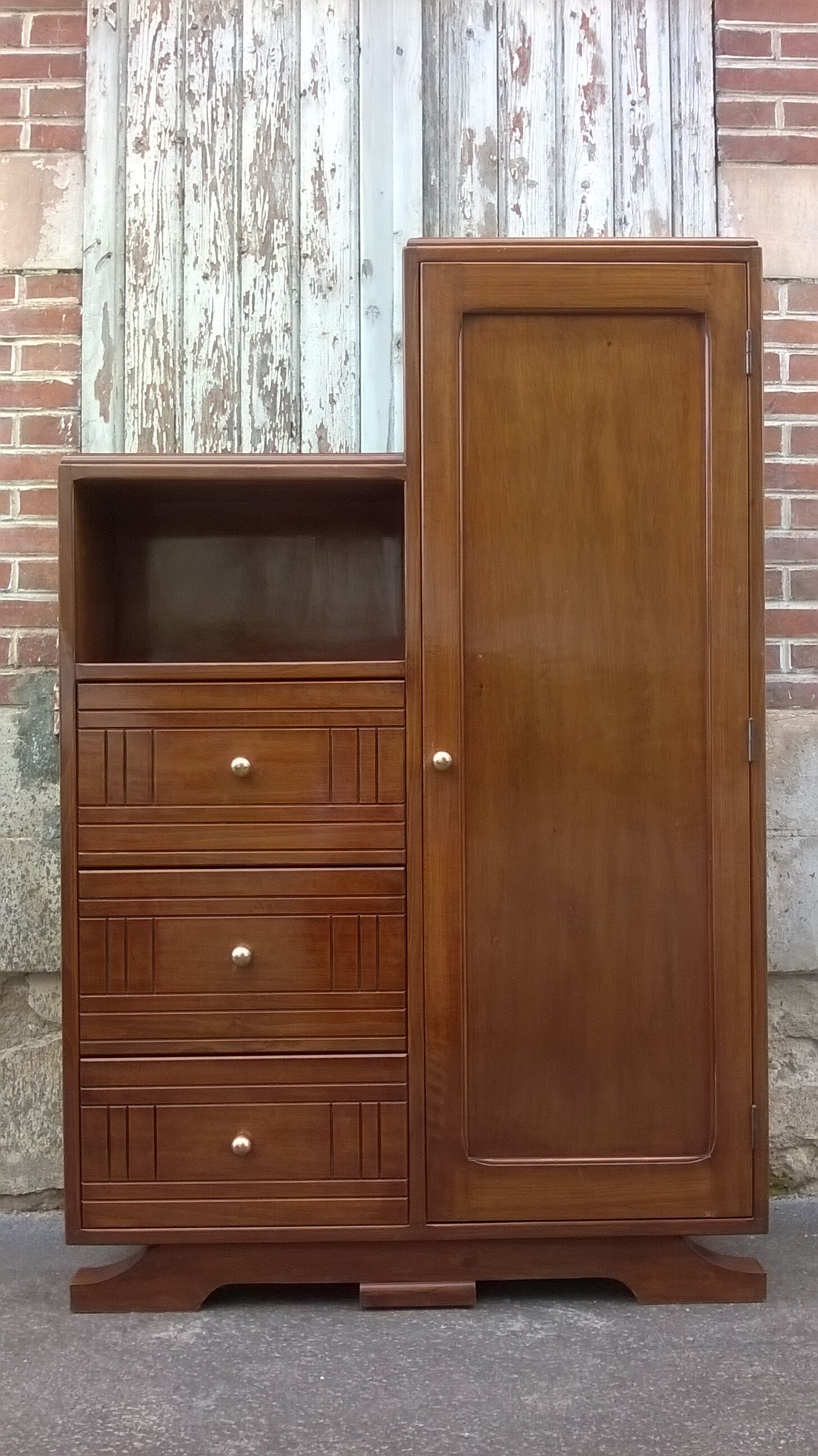 Armoire commode asymétrique art déco